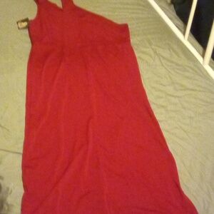 Single strap Red dress